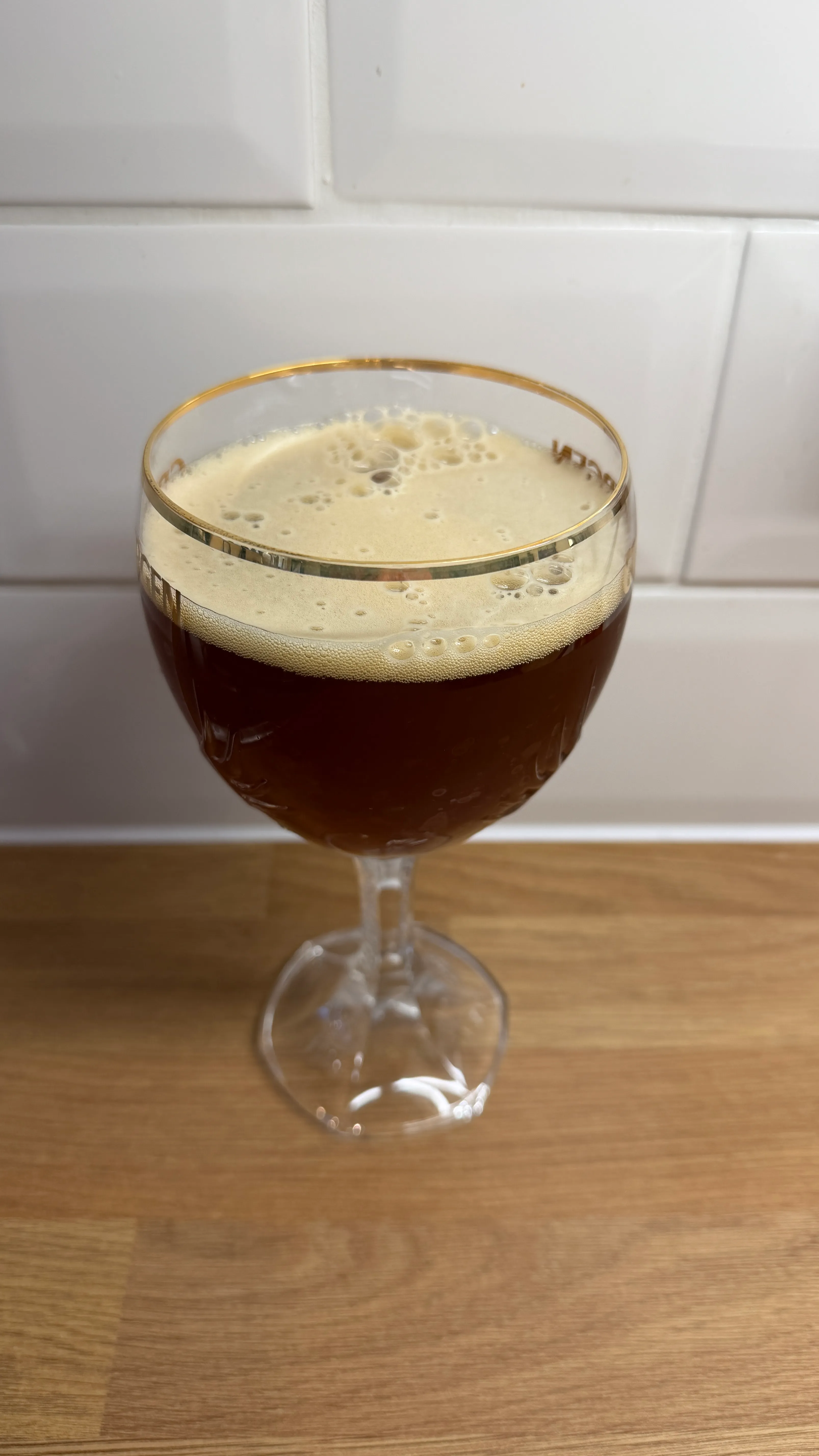 Boulevard Brewing Rye on Rye glass